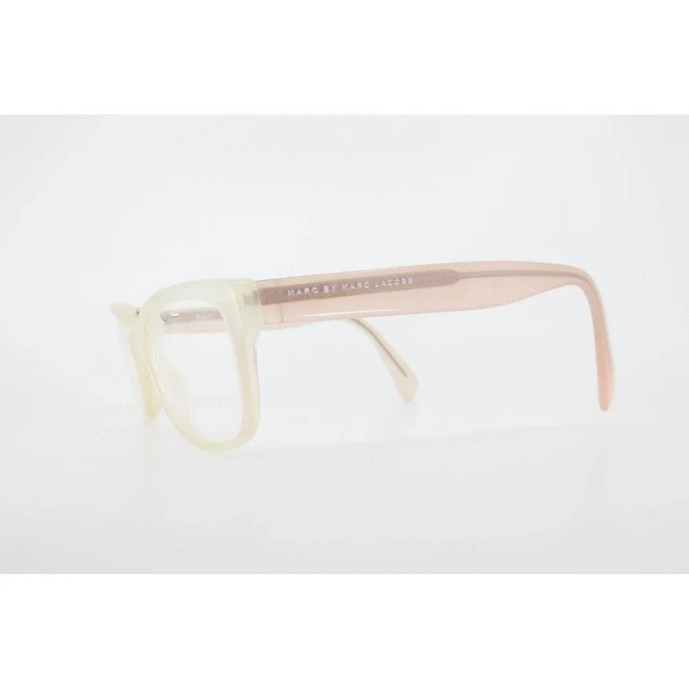 Marc by Marc Jacobs Peach Cream Cat Eye Eyeglass Frames MMJ 489 140 Demo Lenses